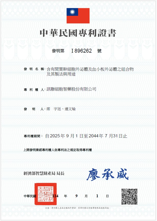 含有間質幹細胞外泌體及血小板外泌體之組合物及其製法與用途